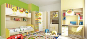 Детская комната Клаксон (Бежевый/корпус Клен) в Красном Яре - krasnyj-yar.katalogmebeli.com | фото 5
