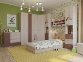 Детская комната Лимбо-1 в Красном Яре - krasnyj-yar.katalogmebeli.com | фото 2