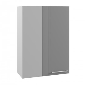 Гарда ВПУ 650 шкаф верхний угловой высокий (Белый патина/корпус Серый) в Красном Яре - krasnyj-yar.katalogmebeli.com | фото