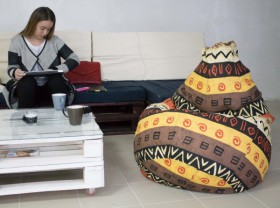 Кресло-груша Большое-Африка в Красном Яре - krasnyj-yar.katalogmebeli.com | фото 4