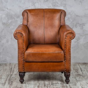 Кресло кожаное Лофт Чарльз в Красном Яре - krasnyj-yar.katalogmebeli.com | фото 4