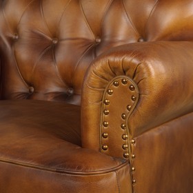 Кресло кожаное Чарльз в Красном Яре - krasnyj-yar.katalogmebeli.com | фото 5