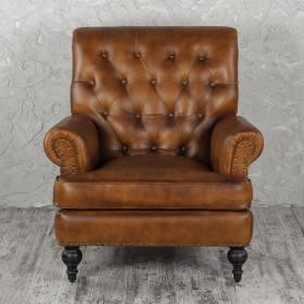 Кресло кожаное Чарльз в Красном Яре - krasnyj-yar.katalogmebeli.com | фото 8