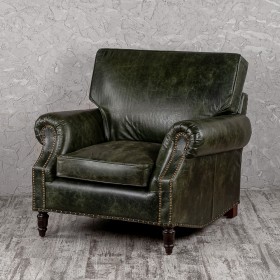 Кресло кожаное Лофт Аристократ (ширина 1070 мм) в Красном Яре - krasnyj-yar.katalogmebeli.com | фото 1