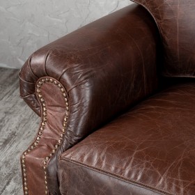 Кресло кожаное Лофт Аристократ (ширина 1100 мм) в Красном Яре - krasnyj-yar.katalogmebeli.com | фото 5