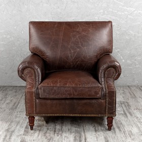 Кресло кожаное Лофт Аристократ (ширина 1100 мм) в Красном Яре - krasnyj-yar.katalogmebeli.com | фото 8