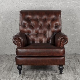 Кресло кожаное Лофт Чарльз в Красном Яре - krasnyj-yar.katalogmebeli.com | фото 8