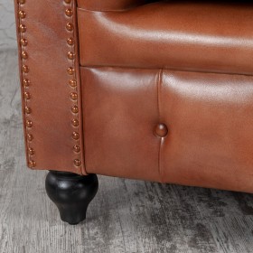 Кресло кожаное Лофт Честер (кожа) в Красном Яре - krasnyj-yar.katalogmebeli.com | фото 5