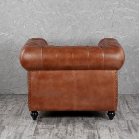Кресло кожаное Лофт Честер (кожа) в Красном Яре - krasnyj-yar.katalogmebeli.com | фото 7