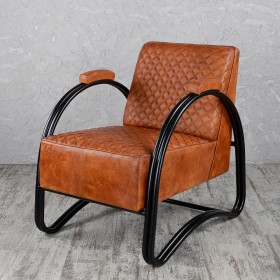 Кресло кожаное Лофт Стайл в Красном Яре - krasnyj-yar.katalogmebeli.com | фото