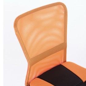 Кресло компактное BRABIX Smart MG-313 (черный, оранжевый) в Красном Яре - krasnyj-yar.katalogmebeli.com | фото 4