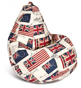 Кресло-мешок Британский Флаг в Красном Яре - krasnyj-yar.katalogmebeli.com | фото 1