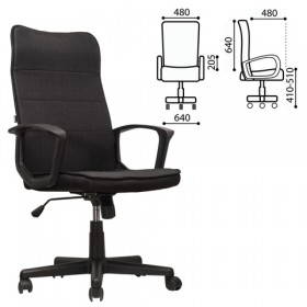 Кресло офисное BRABIX Delta EX-520 (черный) в Красном Яре - krasnyj-yar.katalogmebeli.com | фото