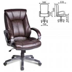 Кресло офисное BRABIX Maestro EX-506 (коричневый) в Красном Яре - krasnyj-yar.katalogmebeli.com | фото 1