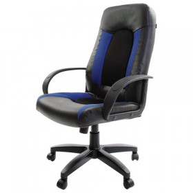Кресло офисное BRABIX Strike EX-525 (сине-черный) в Красном Яре - krasnyj-yar.katalogmebeli.com | фото 5