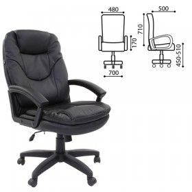 Кресло офисное BRABIX Trend EX-568 (черный) в Красном Яре - krasnyj-yar.katalogmebeli.com | фото