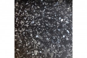 Кромка для столешницы с/к 3000*50мм (№ 21г черное серебро) в Красном Яре - krasnyj-yar.katalogmebeli.com | фото