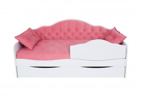 Кровать 170 серии Иллюзия Лайт 1 ящик 89 Розовый (подушки) в Красном Яре - krasnyj-yar.katalogmebeli.com | фото