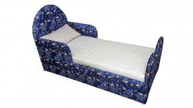 Кровать детская Соня (Печать Панда синий., 1 категория) в Красном Яре - krasnyj-yar.katalogmebeli.com | фото