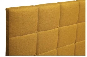 Кровать "Диана" ш. 1400 (Н=1010мм) (жаккард горчица) в Красном Яре - krasnyj-yar.katalogmebeli.com | фото 5