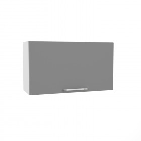 Лофт ВПГ 800 шкаф верхний горизонтальный высокий (Штукатурка серая/корпус Серый) в Красном Яре - krasnyj-yar.katalogmebeli.com | фото