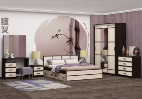 Модульная спальня Сакура в Красном Яре - krasnyj-yar.katalogmebeli.com | фото 1