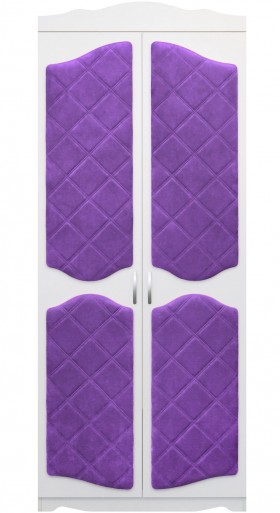 Шкаф 2-х створчатый серии Иллюзия 32 фиолетовый в Красном Яре - krasnyj-yar.katalogmebeli.com | фото