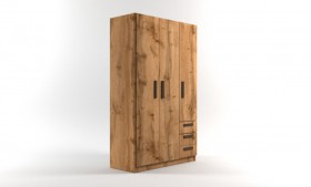 Шкаф 3-х створчатый с ящиками Шервуд (Дуб Вотан) в Красном Яре - krasnyj-yar.katalogmebeli.com | фото