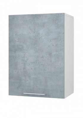 Шкаф 45 с фасадом Лофт (Камень Оленна/Белый) в Красном Яре - krasnyj-yar.katalogmebeli.com | фото