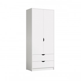 Шкаф для одежды 13.327 Уна (Белый) в Красном Яре - krasnyj-yar.katalogmebeli.com | фото
