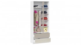 Шкаф для одежды комбинированный «Сканди» Дуб Гарден/Белый/Глиняный серый в Красном Яре - krasnyj-yar.katalogmebeli.com | фото 3
