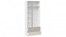 Шкаф для одежды комбинированный «Сканди» Дуб Гарден/Белый/Глиняный серый в Красном Яре - krasnyj-yar.katalogmebeli.com | фото 5