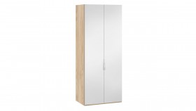 Шкаф для одежды с 2 зеркальными дверями «Эмбер» Яблоня Беллуно в Красном Яре - krasnyj-yar.katalogmebeli.com | фото