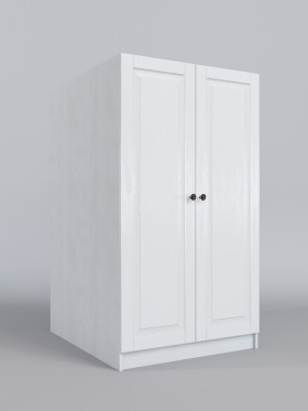 Шкаф под кровать второго яруса Классика (Белый/корпус Выбеленное дерево) в Красном Яре - krasnyj-yar.katalogmebeli.com | фото