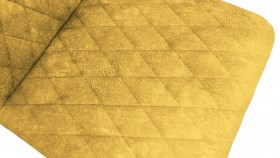 Стул «Стенли» К3 Черный муар/Микровелюр Wellmart Yellow в Красном Яре - krasnyj-yar.katalogmebeli.com | фото 3