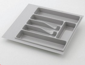 Вкладыш для кухонных принадлежностей, серый, Volpato 600 мм в Красном Яре - krasnyj-yar.katalogmebeli.com | фото
