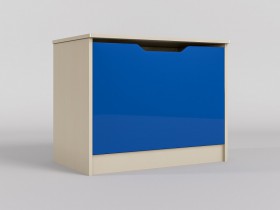Ящик для игрушек Скай люкс (Синий/корпус Клен) в Красном Яре - krasnyj-yar.katalogmebeli.com | фото