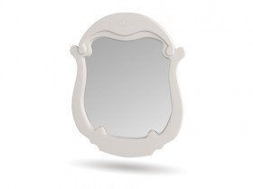 Зеркало настенное Мария (Белый глянец) в Красном Яре - krasnyj-yar.katalogmebeli.com | фото