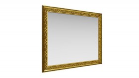 Зеркало навесное "Айрум"/(дуб кальяри / профиль: золото с орнаментом) в Красном Яре - krasnyj-yar.katalogmebeli.com | фото 1